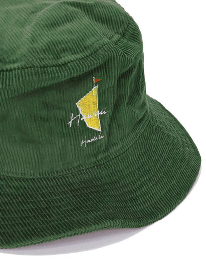 SVKA5025［サルベージパブリックコレパ］Uka コーデュロイバケット HAT / GREEN