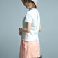 Calde Panel Mock Neck | WOMEN / WHITE