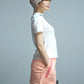 Gauge Trapeze Mini Skirt  | WOMEN / ORANGE