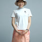 Calde Panel Mock Neck | WOMEN / WHITE