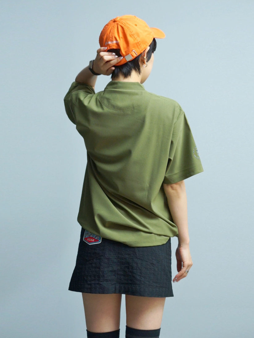 BRIEFING GOLF | MEN'S EARTH HIGHNECK （リラックスフィット）/ OLIVE