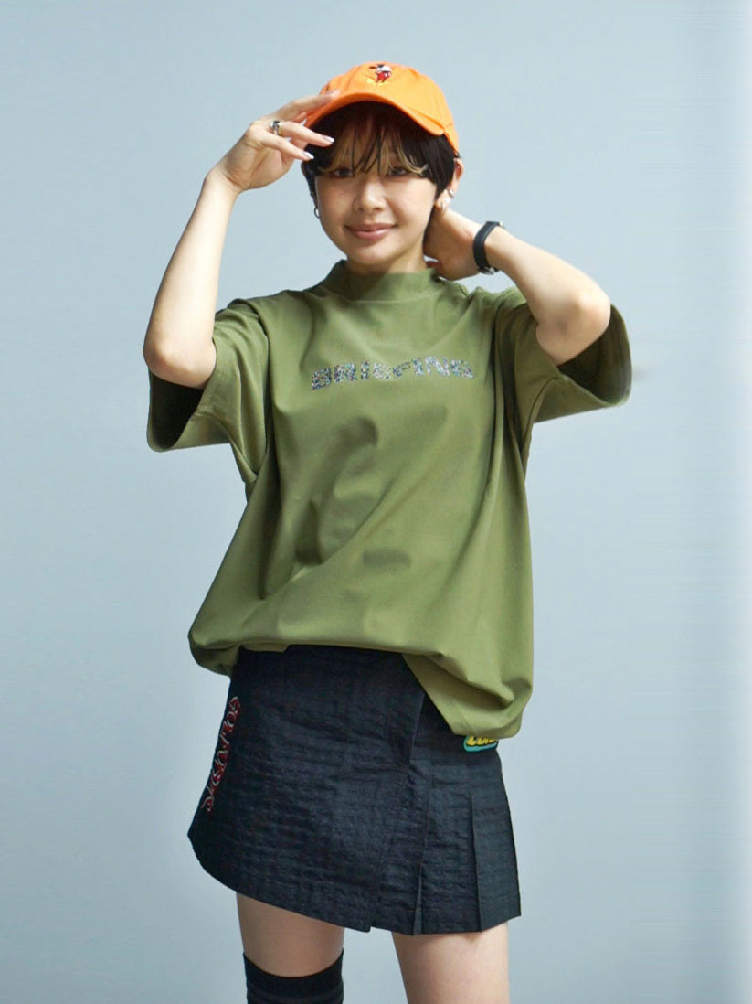 BRIEFING GOLF | MEN'S EARTH HIGHNECK （リラックスフィット）/ OLIVE