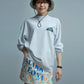 ［サルベージパブリックコレパ］マロオモックネック L/S  / Ice Grey