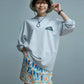 ［サルベージパブリックコレパ］マロオモックネック L/S  / Ice Grey