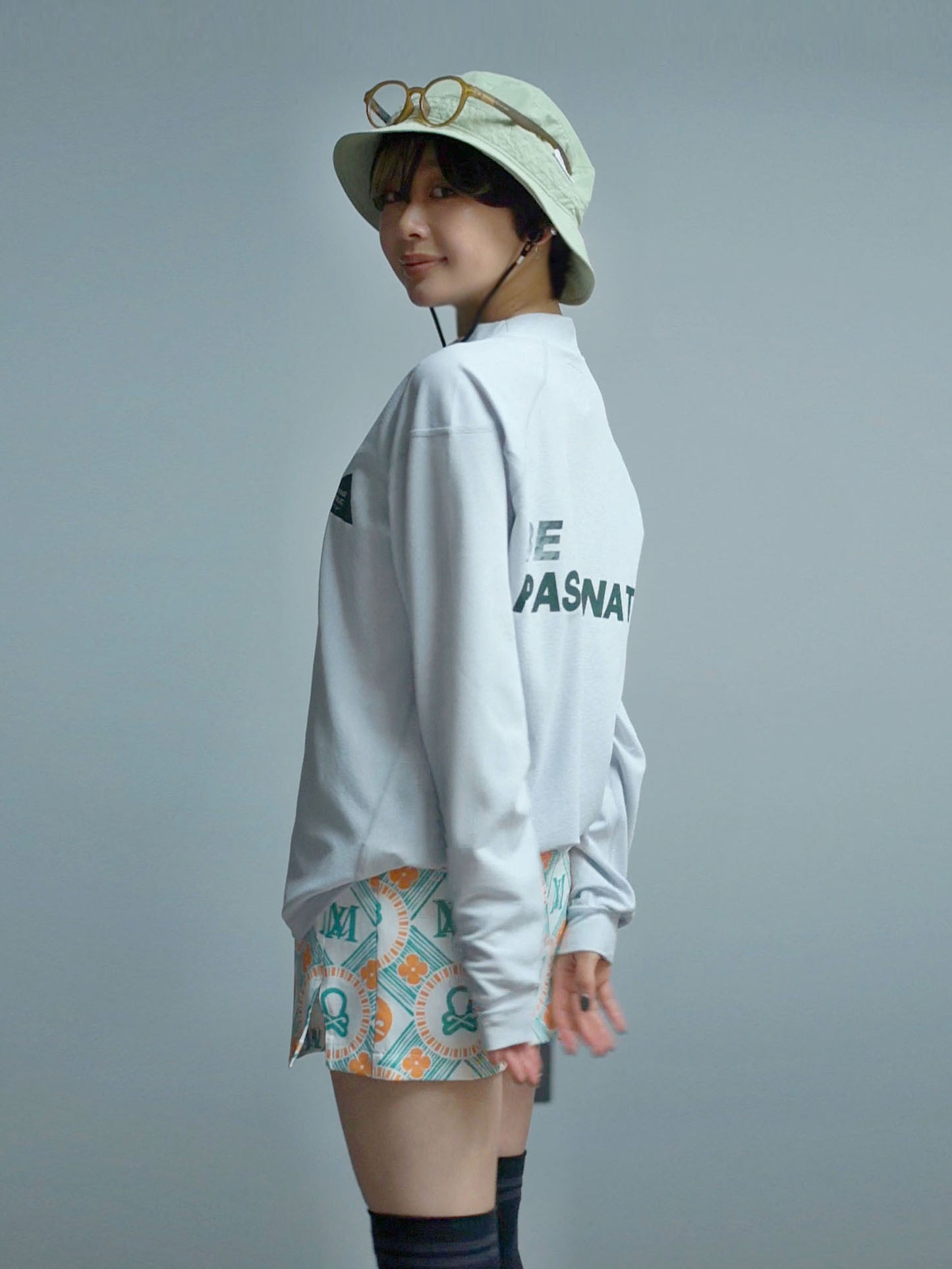 ［サルベージパブリックコレパ］マロオモックネック L/S  / Ice Grey