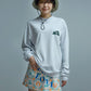 ［サルベージパブリックコレパ］マロオモックネック L/S  / Ice Grey