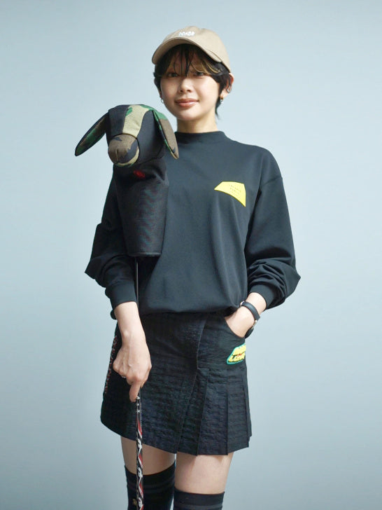 ［サルベージパブリックコレパ］マロオモックネック L/S  / Black