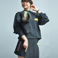 ［サルベージパブリックコレパ］マロオモックネック L/S  / Black