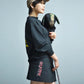 ［サルベージパブリックコレパ］マロオモックネック L/S  / Black