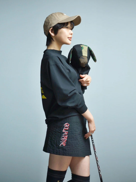 ［サルベージパブリックコレパ］マロオモックネック L/S  / Black