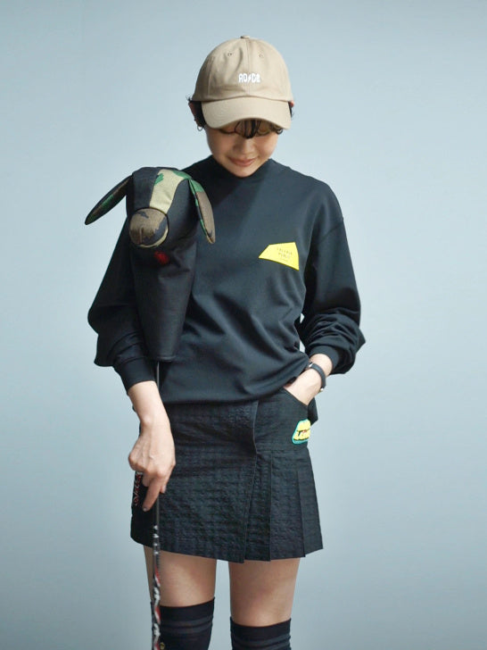 ［サルベージパブリックコレパ］マロオモックネック L/S  / Black