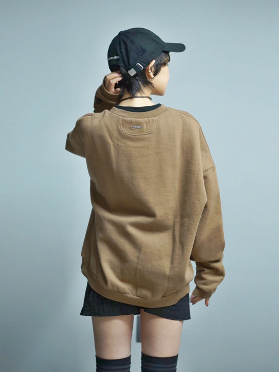 Essential 08 Lounge Pullover | MEN / KHAKI