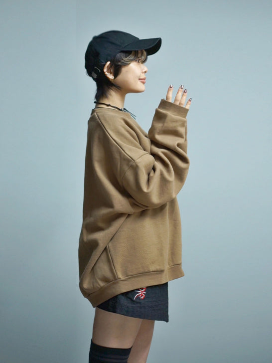 Essential 08 Lounge Pullover | MEN / KHAKI