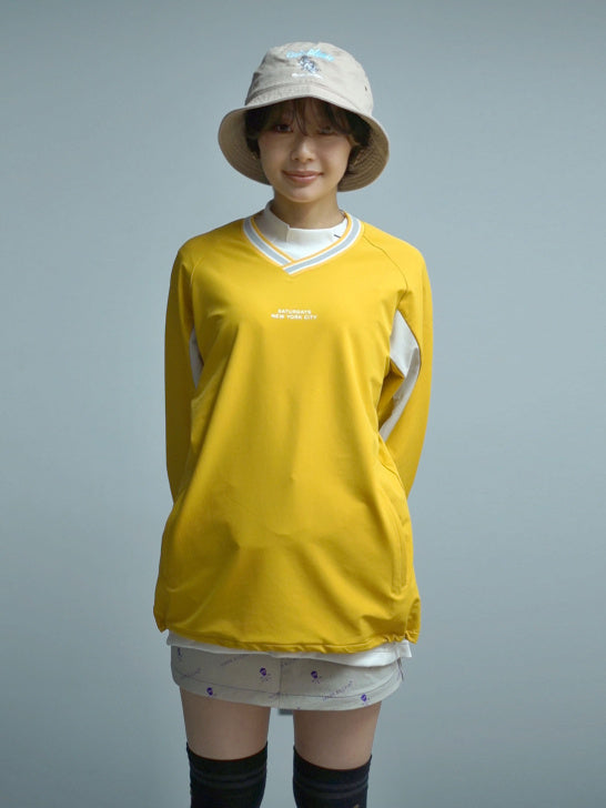 STORM FLEECE LS Pull Over Yellow