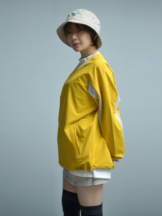 STORM FLEECE LS Pull Over Yellow