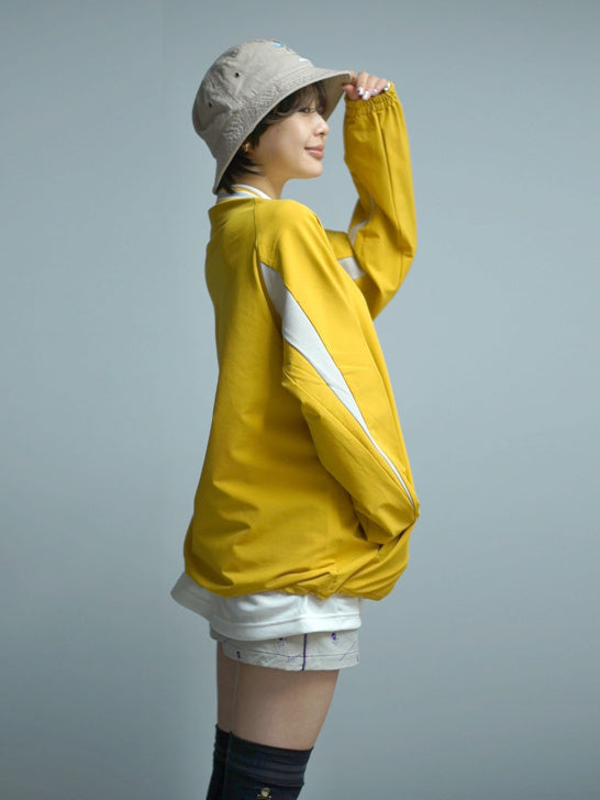 STORM FLEECE LS Pull Over Yellow