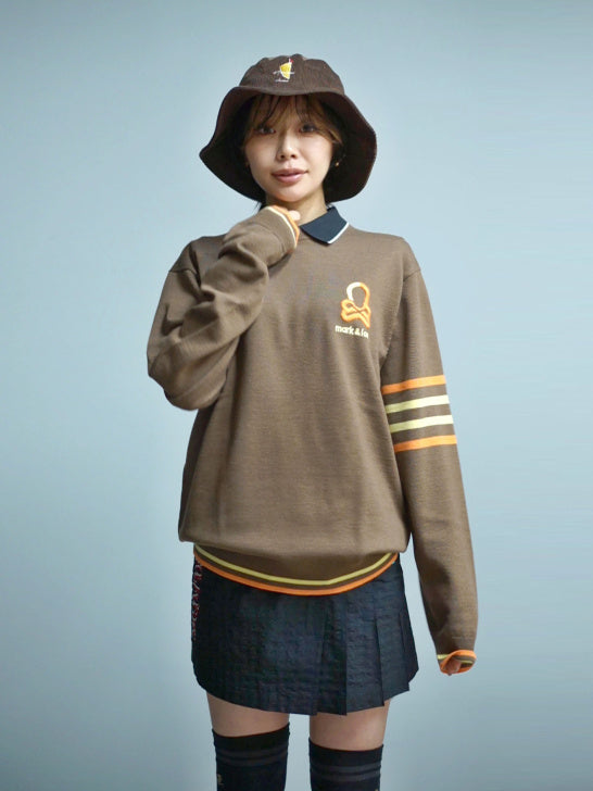 Quadro Silky Wool Sweater | MEN / LT.GREY