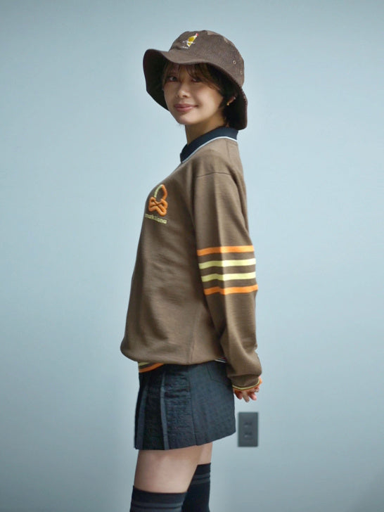 Quadro Silky Wool Sweater | MEN / LT.GREY