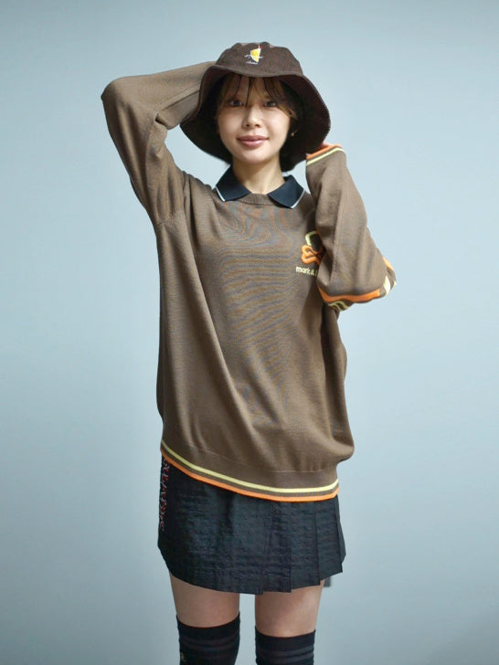 Quadro Silky Wool Sweater | MEN / LT.GREY