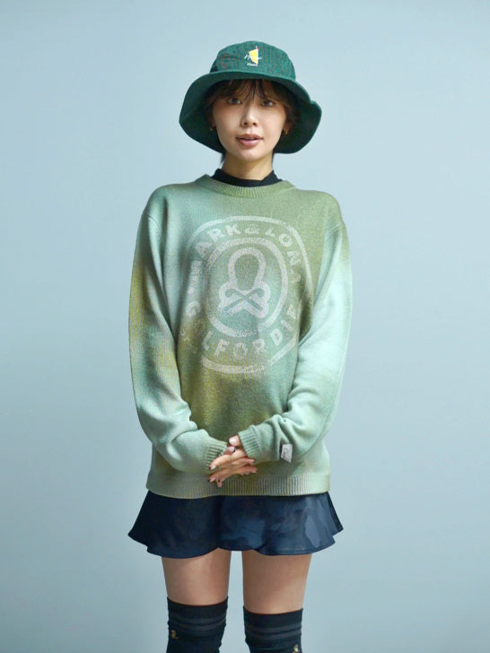 Eclipse Camo Cashmere Knit | MEN / KHAKI