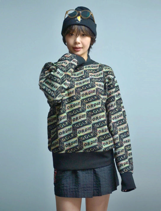 Dépêche Geometry Jacquard Knit | MEN / OFF.WHITE