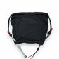 (DECEMBER MAY) 2WAY BIG Logo embroidery code bag / BLACK