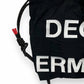 (DECEMBER MAY) 2WAY BIG Logo embroidery code bag / BLACK