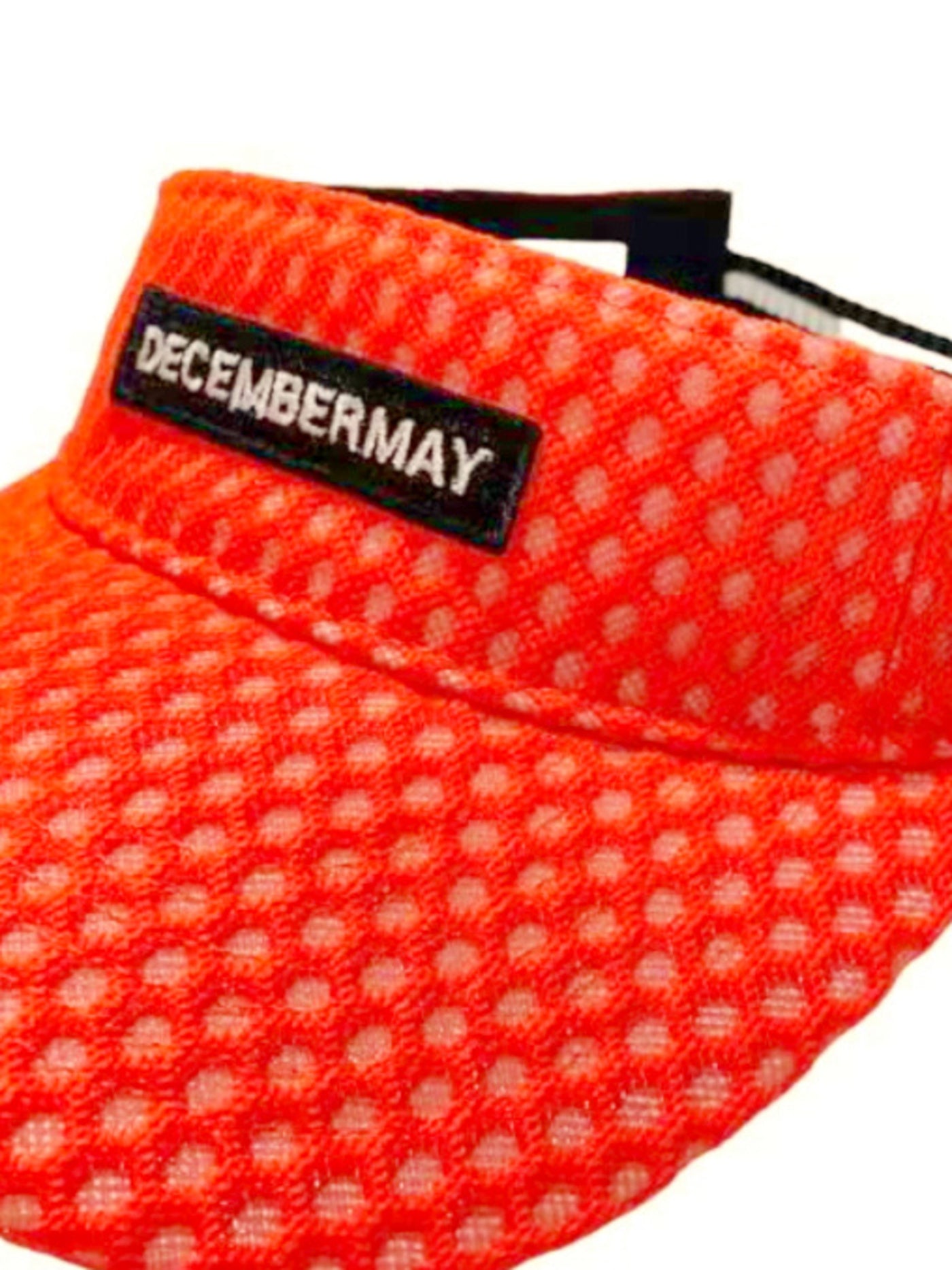 (DECEMBER MAY) Full mesh rogo Visor / UNISEX / ORANGE