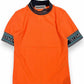 (DECEMBER MAY) Coolness Mesh mockneck / WOMEN  / ORANGE