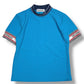 (DECEMBER MAY) Coolness Mesh mockneck / WOMEN  / AQUA