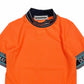 (DECEMBER MAY) Coolness Mesh mockneck / WOMEN  / ORANGE