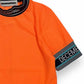 (DECEMBER MAY) Coolness Mesh mockneck / WOMEN  / ORANGE