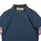 (DECEMBER MAY) Coolness Mesh mockneck / WOMEN  / NAVY
