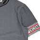 (DECEMBER MAY) Coolness Mesh mockneck / WOMEN  / CHARCOAL