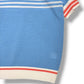 (DECEMBER MAY) Meshknit skipper polo / WOMEN  / SAX/BLUE