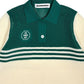 (DECEMBER MAY) Meshknit skipper polo / WOMEN  / GREEN