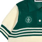 (DECEMBER MAY) Meshknit skipper polo / WOMEN  / GREEN
