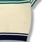 (DECEMBER MAY) Meshknit skipper polo / WOMEN  / GREEN