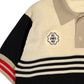 (DECEMBER MAY) Meshknit skipper polo / WOMEN  / BLACK