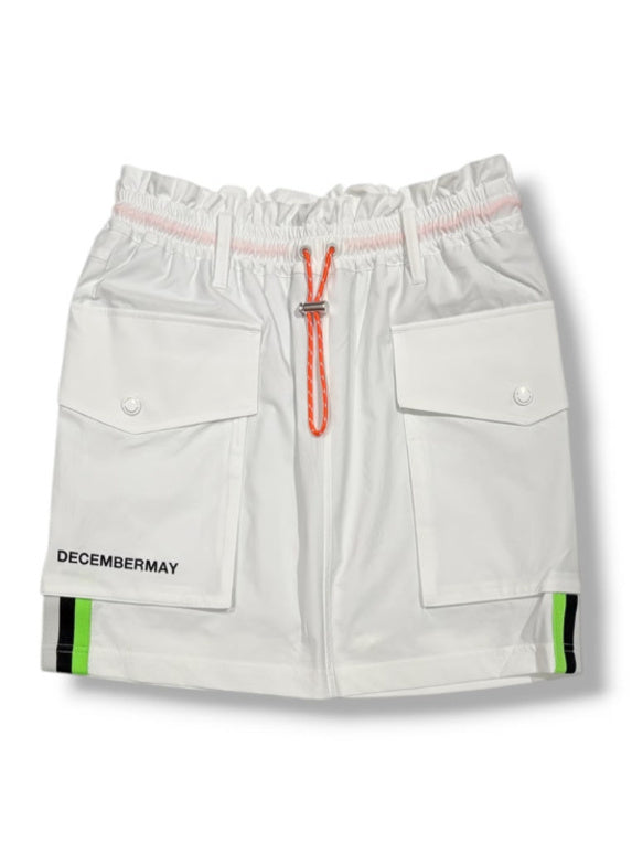 (DECEMBER MAY) Water repellent agile skirt / WOMEN  / WHITE
