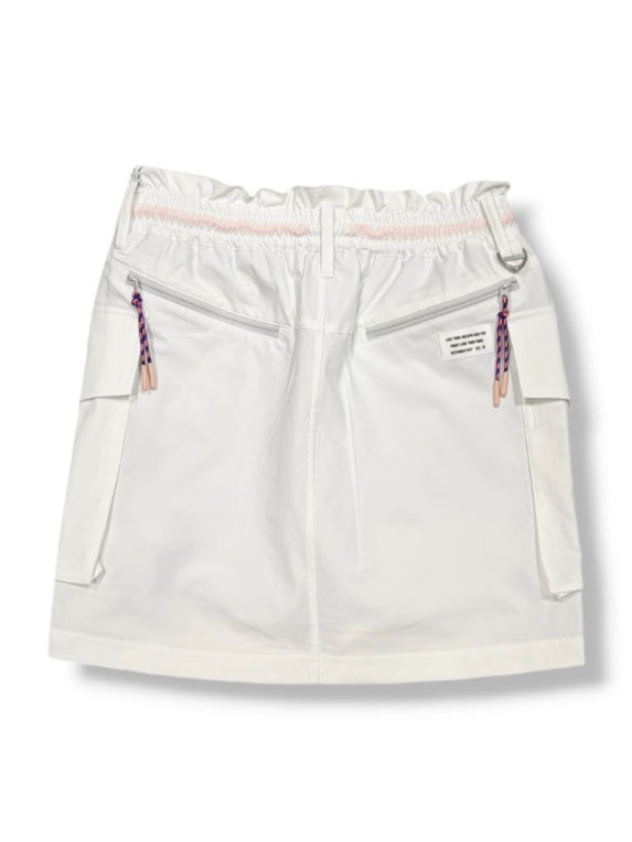 (DECEMBER MAY) Water repellent agile skirt / WOMEN  / WHITE