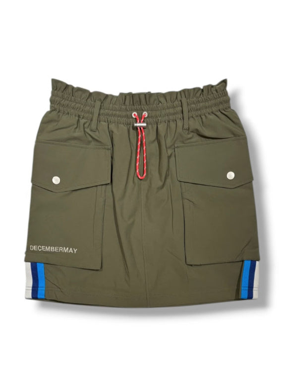 (DECEMBER MAY) Water repellent agile skirt / WOMEN  / KHAKI