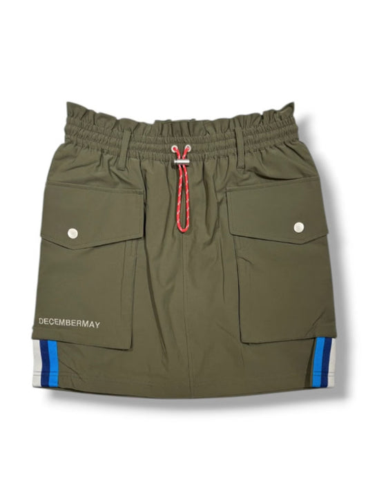 (DECEMBER MAY) Water repellent agile skirt / WOMEN  / KHAKI