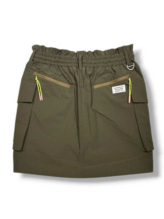 (DECEMBER MAY) Water repellent agile skirt / WOMEN  / KHAKI