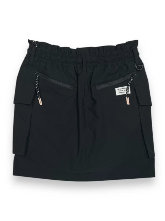 (DECEMBER MAY) Water repellent agile skirt / WOMEN  / BLACK