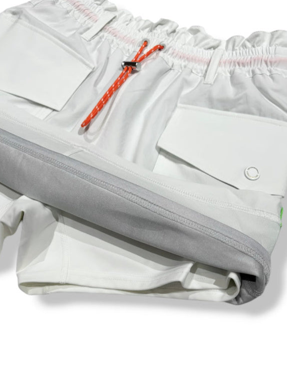 (DECEMBER MAY) Water repellent agile skirt / WOMEN  / WHITE