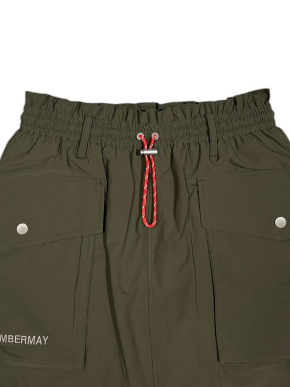(DECEMBER MAY) Water repellent agile skirt / WOMEN  / KHAKI