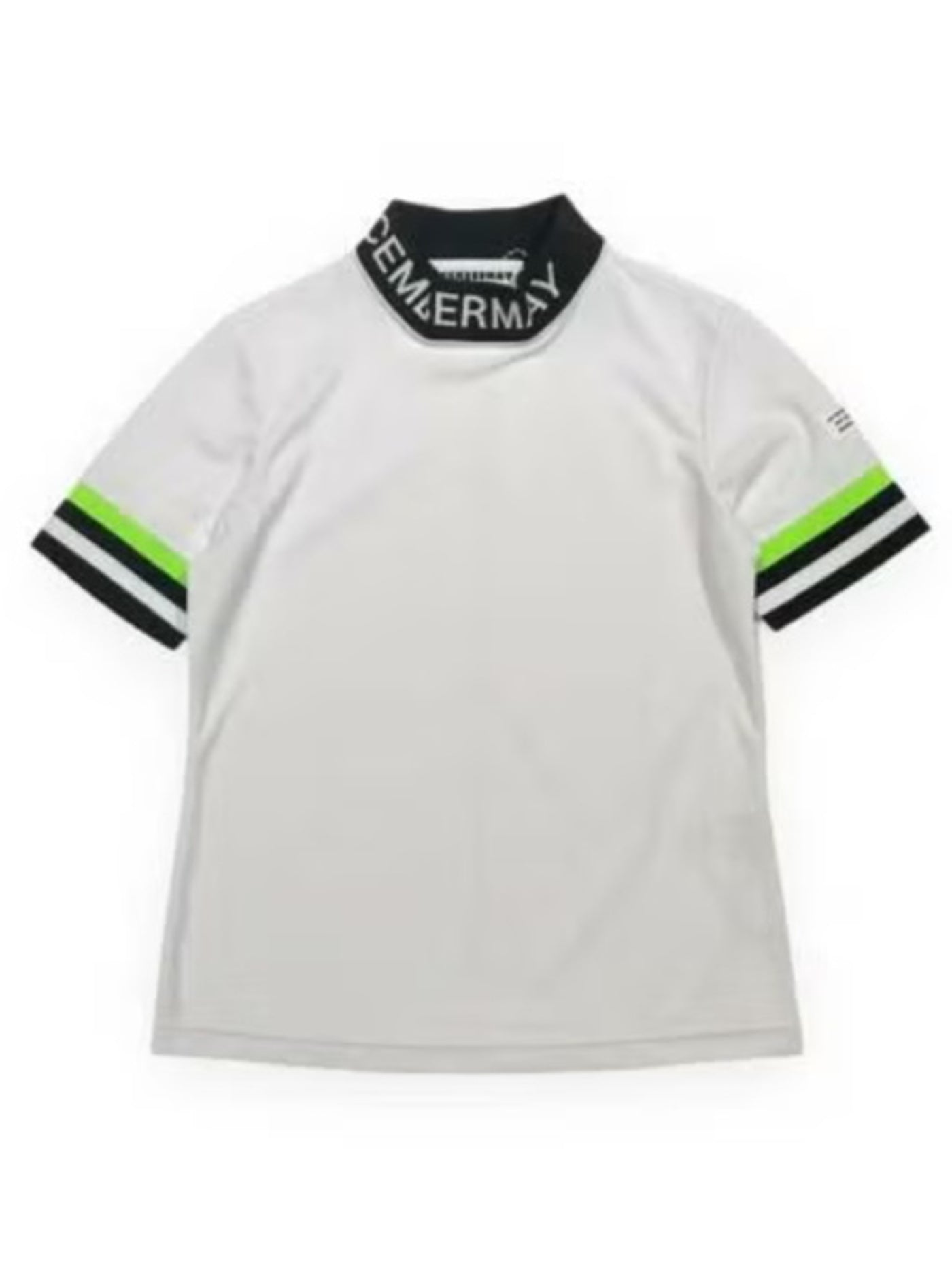 (DECEMBER MAY) Comfortable Highneck Shirt / WOMEN  / WHITE.BLACK