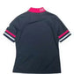 (DECEMBER MAY) Comfortable Highneck Shirt / WOMEN  / NAVY.PINK