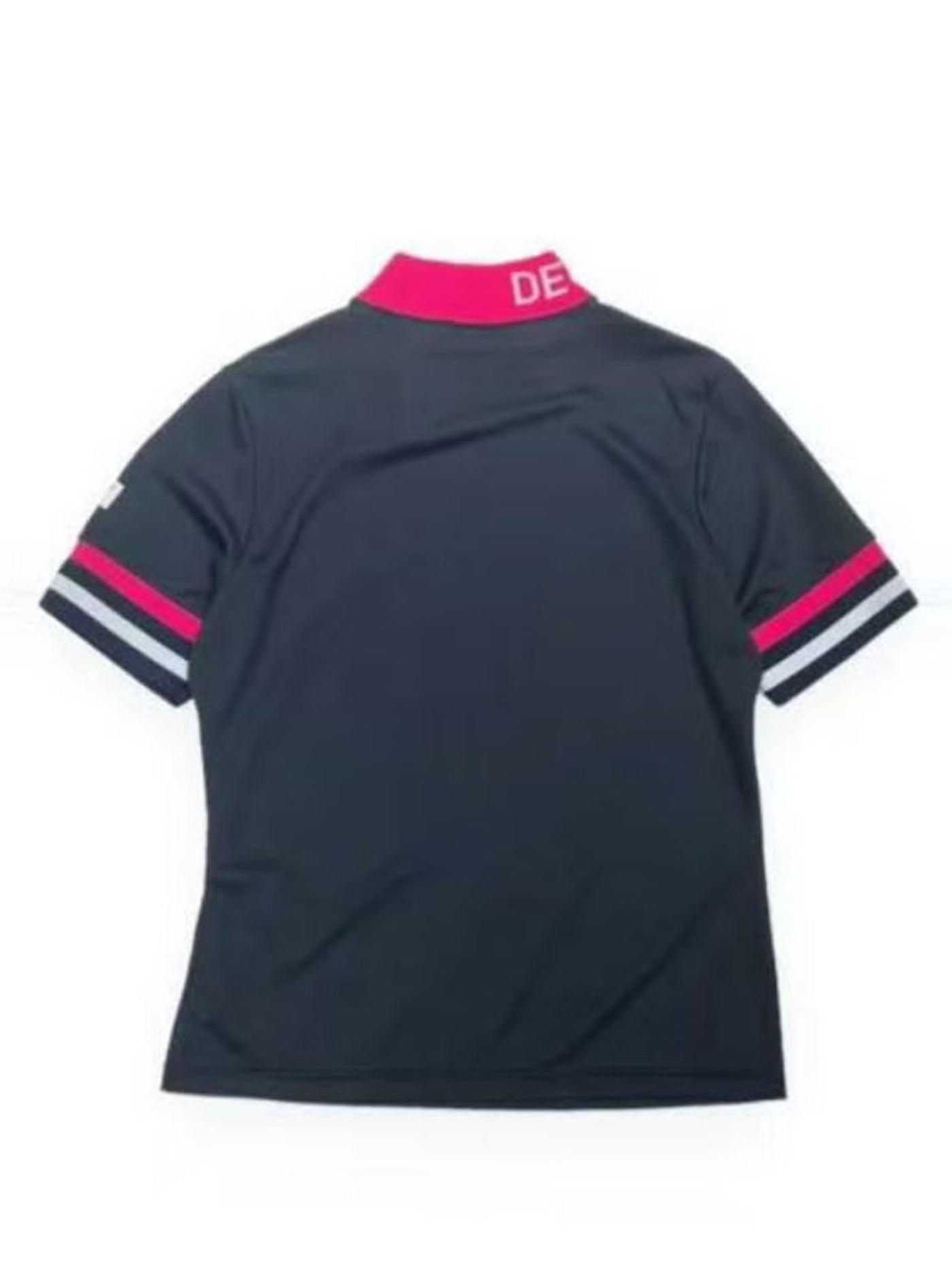 (DECEMBER MAY) Comfortable Highneck Shirt / WOMEN  / NAVY.PINK